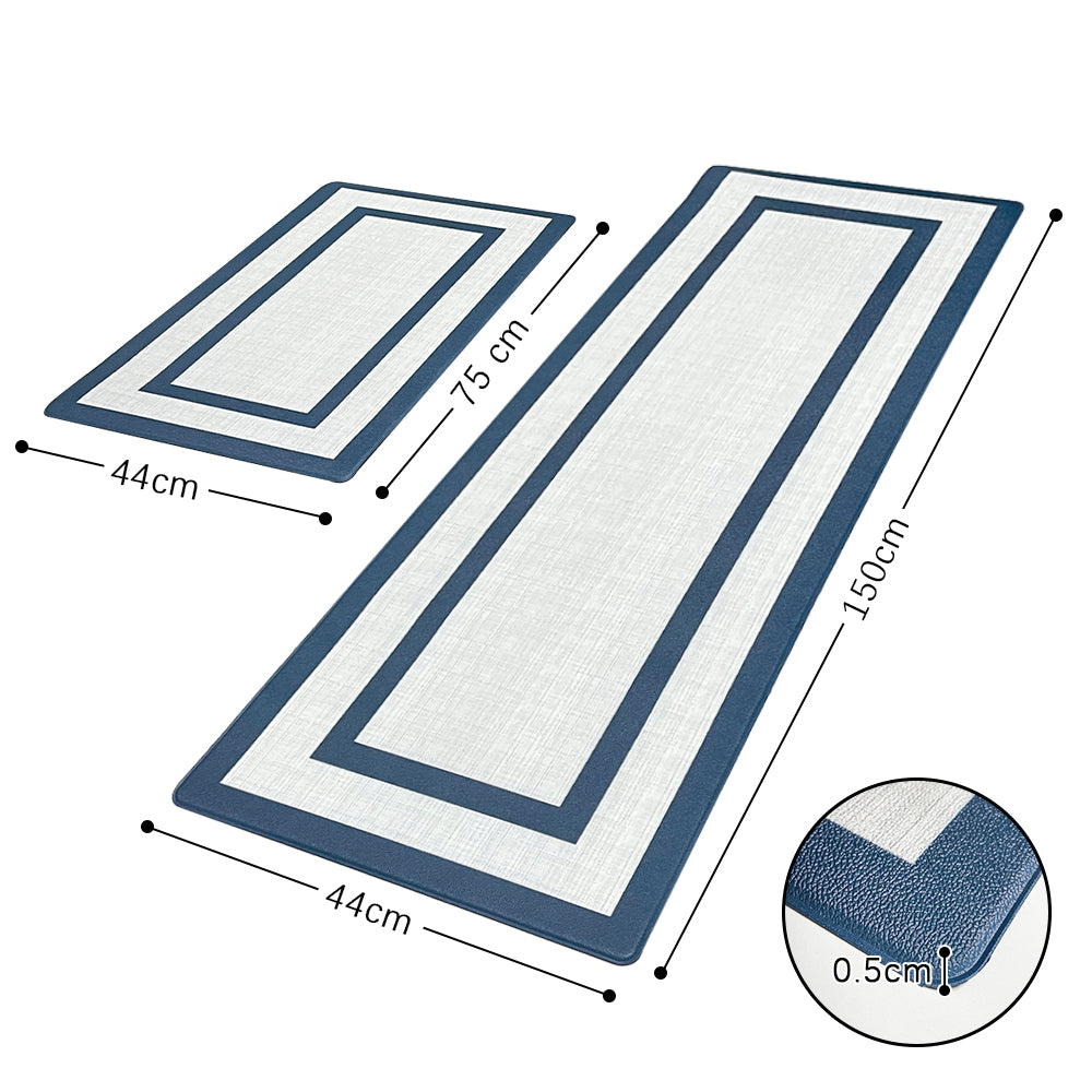 COMFEYA 2 Pack Non-Skid Waterproof Kitchen Mat