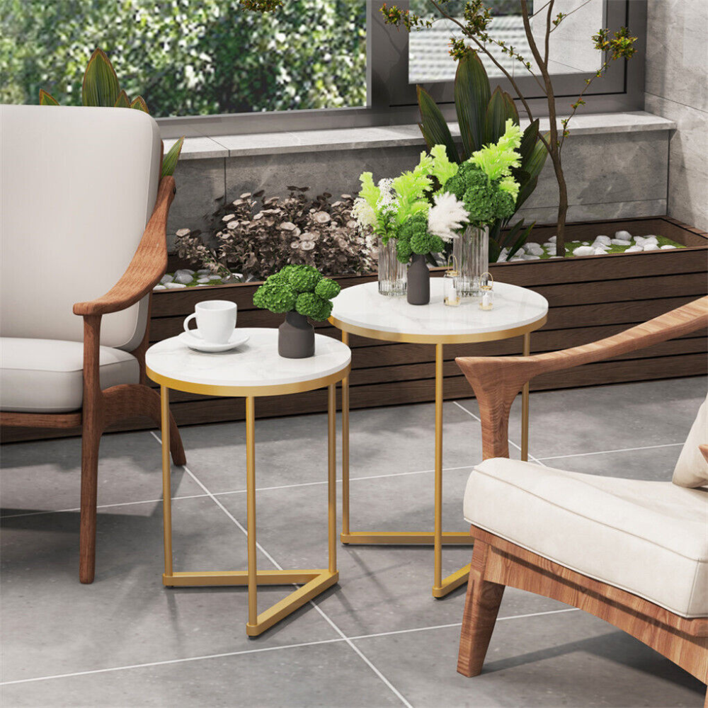 Modern Nesting Coffee Side Table Set