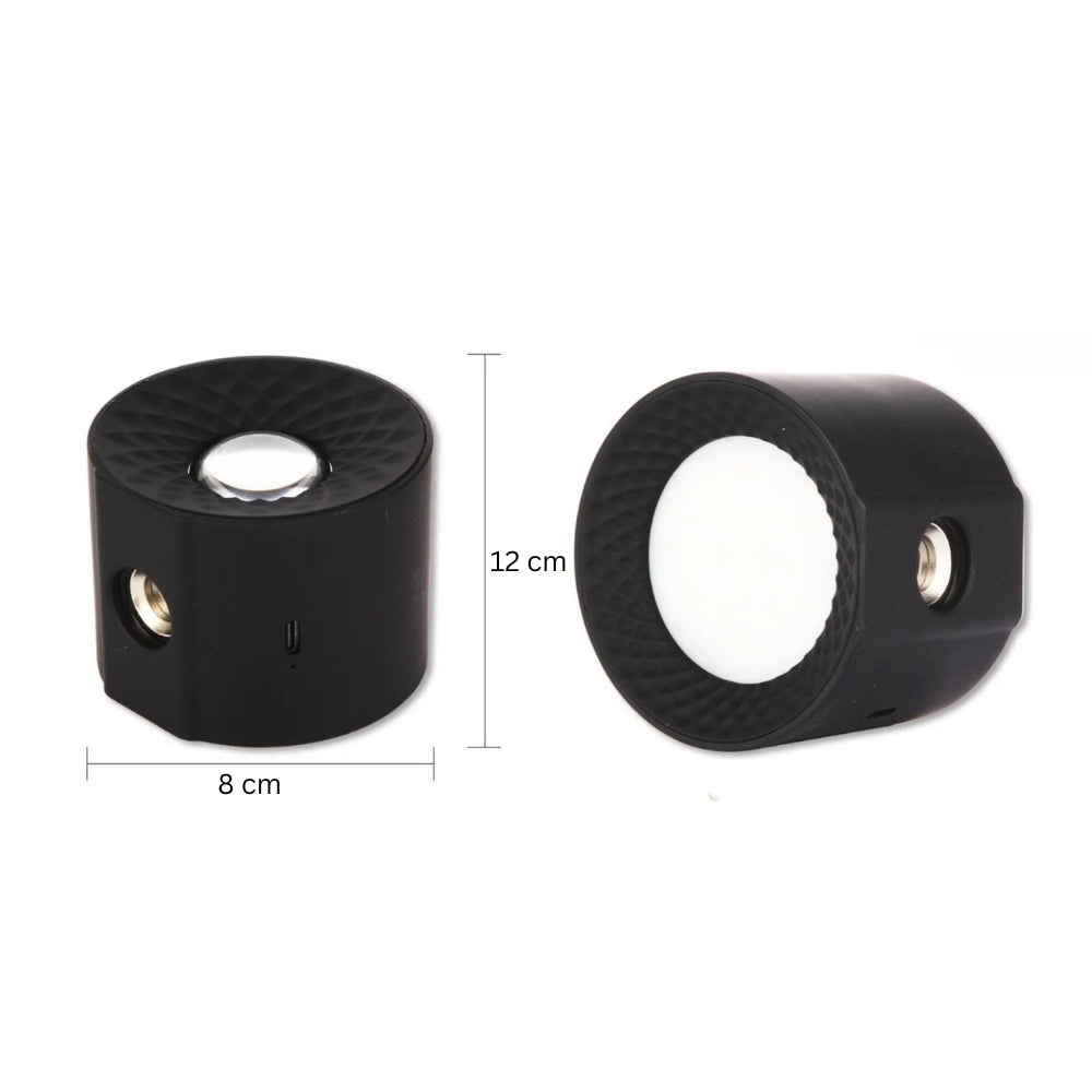 Led Double Head Wall Lamp Touch Control Remote Portable Night Light