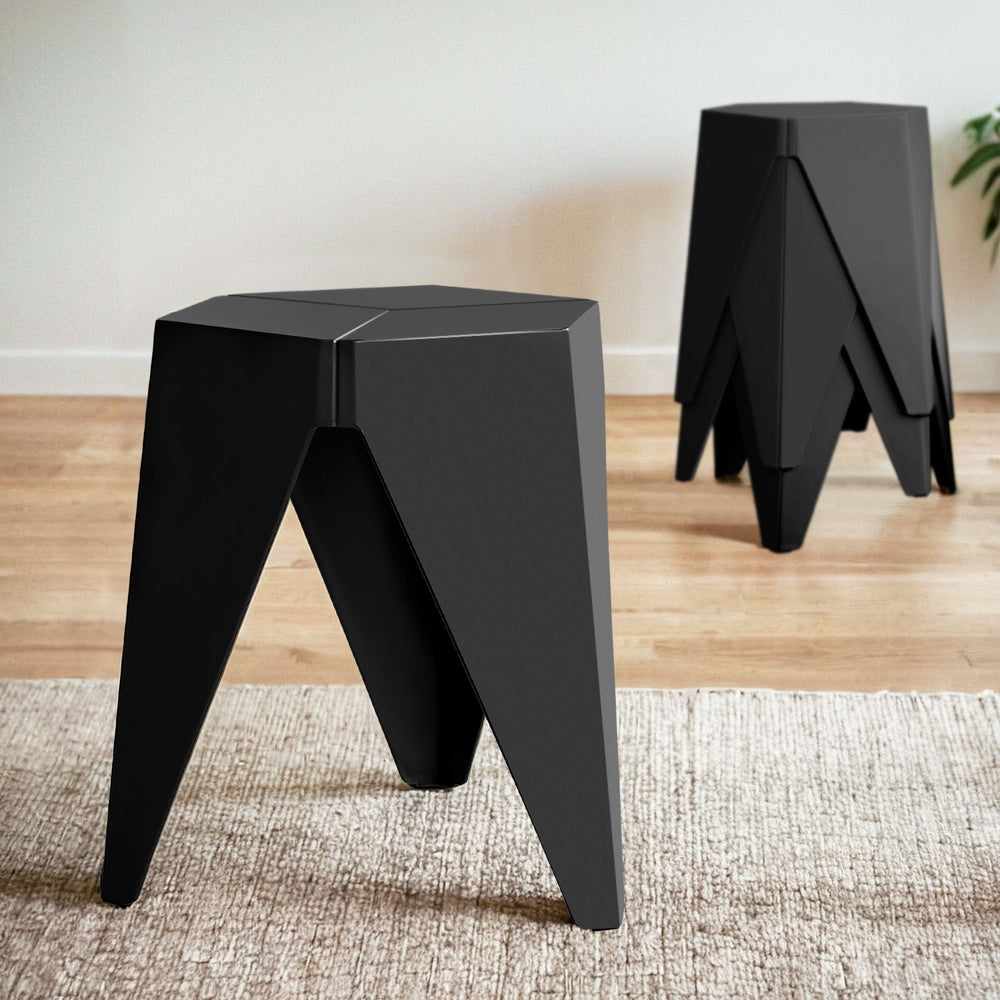 Artiss 4PC Puzzle Stool Bar Stools Stackable