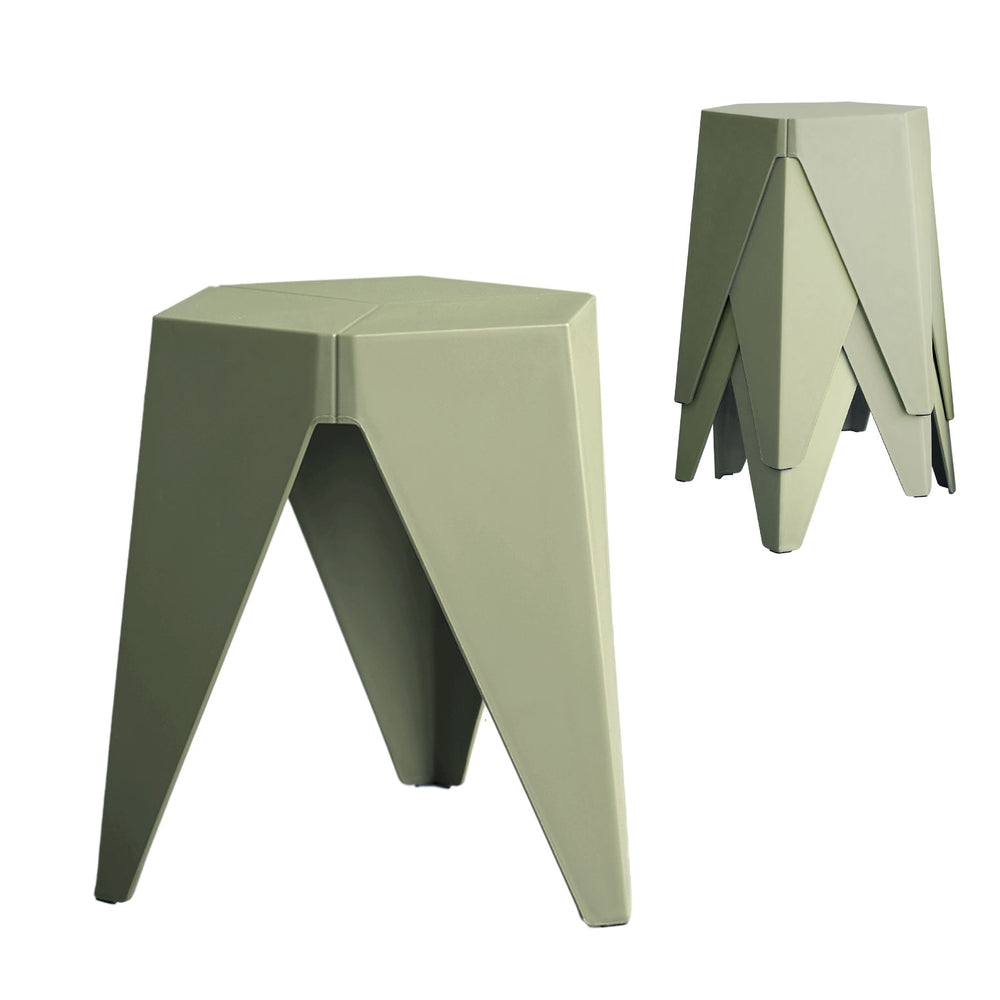 Artiss 4PC Puzzle Stool Bar Stools Stackable