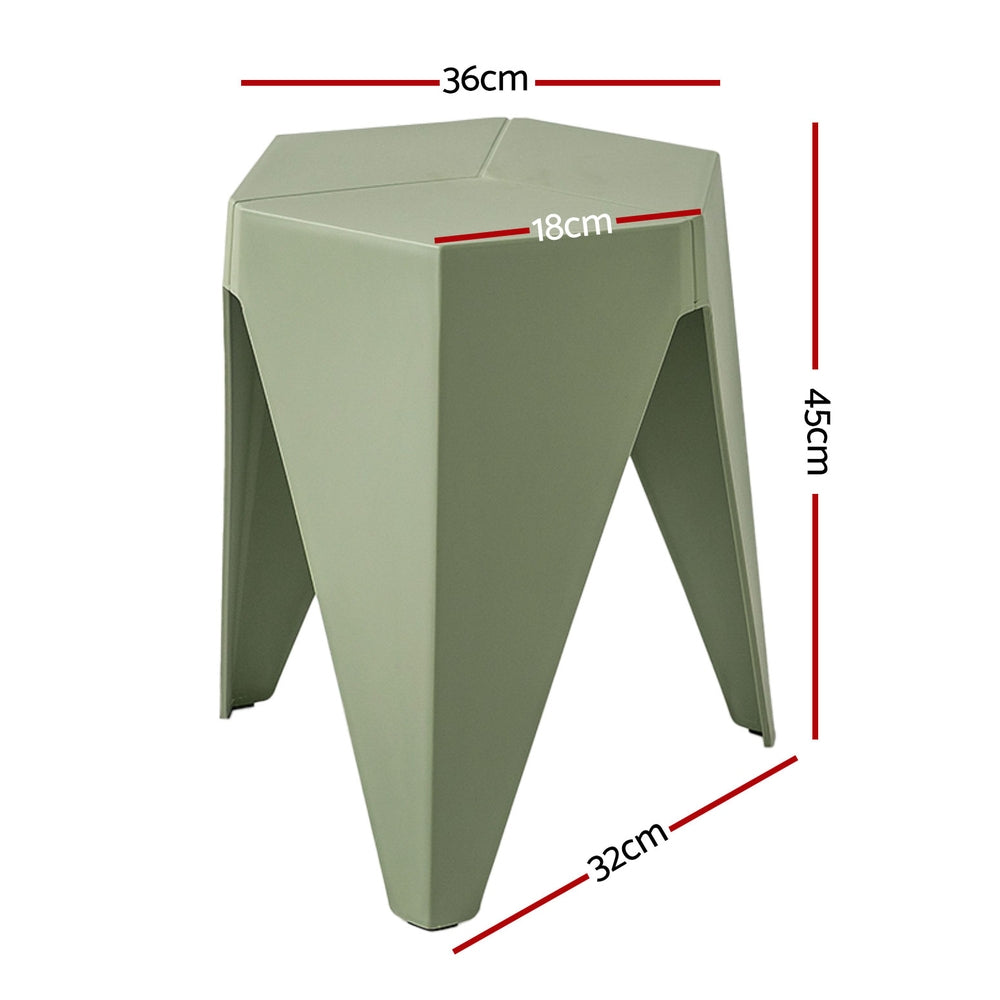Artiss 4PC Puzzle Stool Bar Stools Stackable