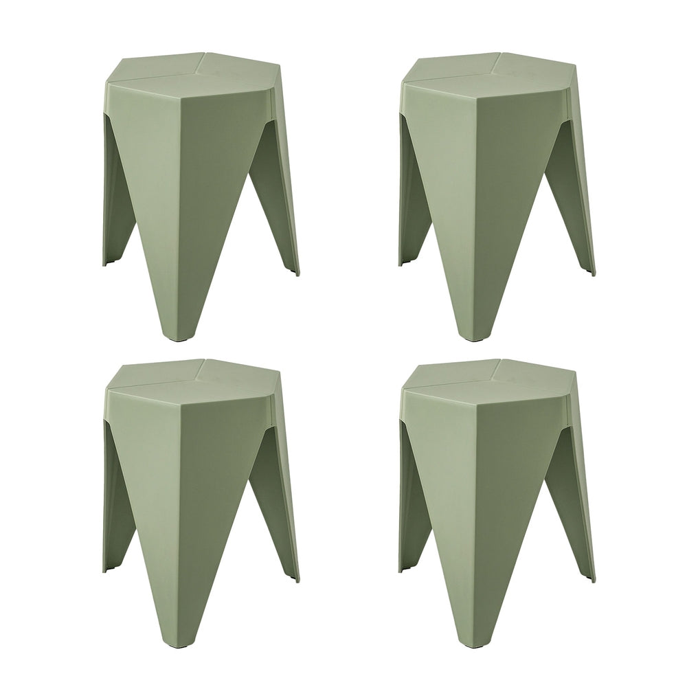 Artiss 4PC Puzzle Stool Bar Stools Stackable