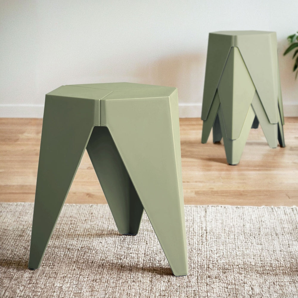 Artiss 4PC Puzzle Stool Bar Stools Stackable