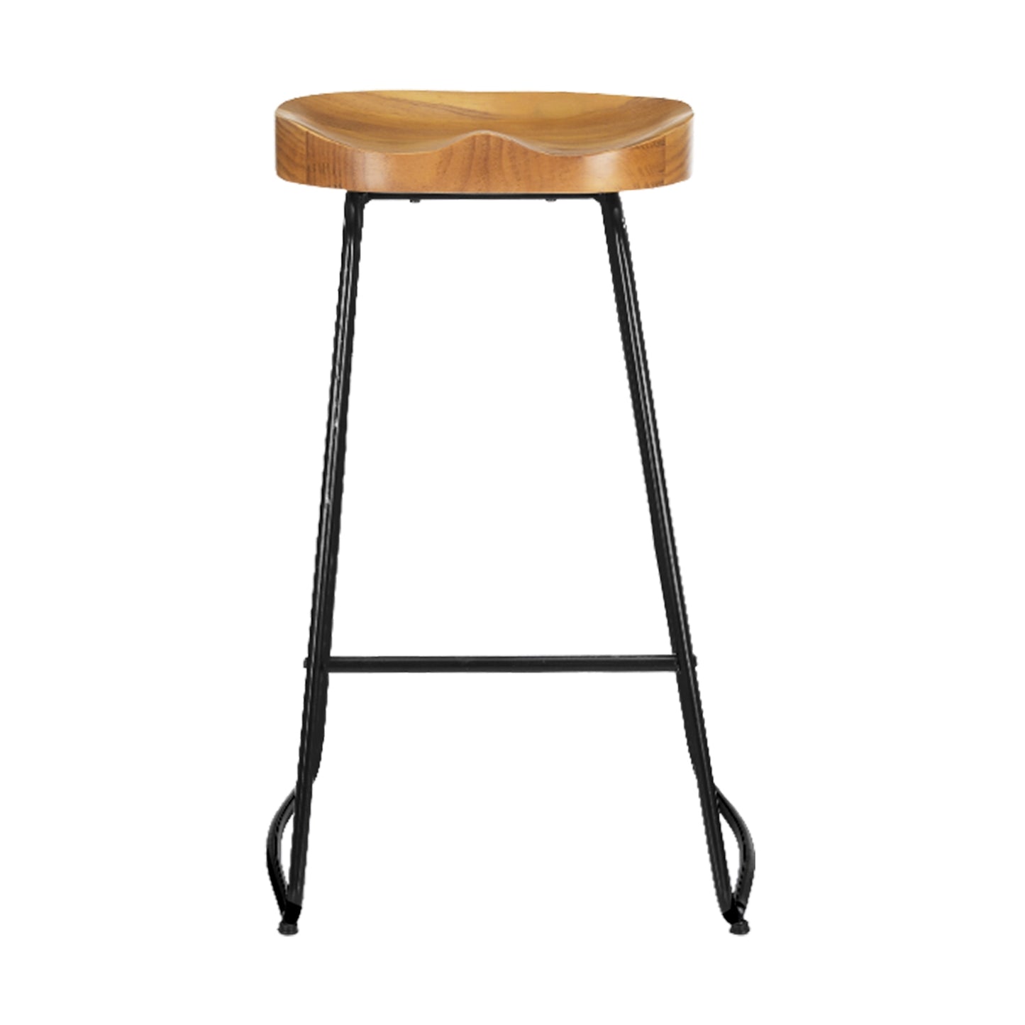 Artiss 4x Bar Stools Tractor Seat Wooden
