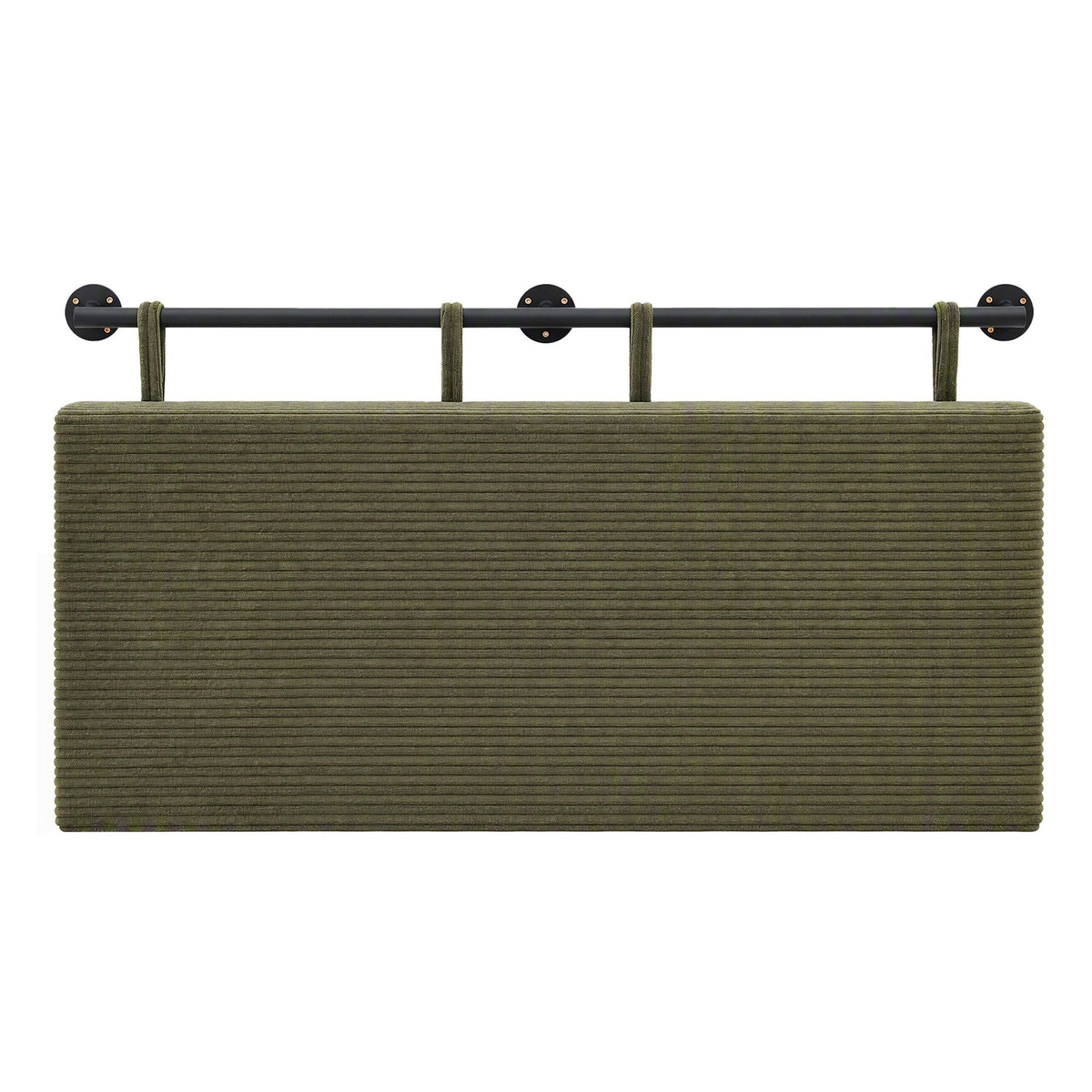 Artiss Wall Mounted Headboard King Single Corduroy Upholstered Hanging Bed Head