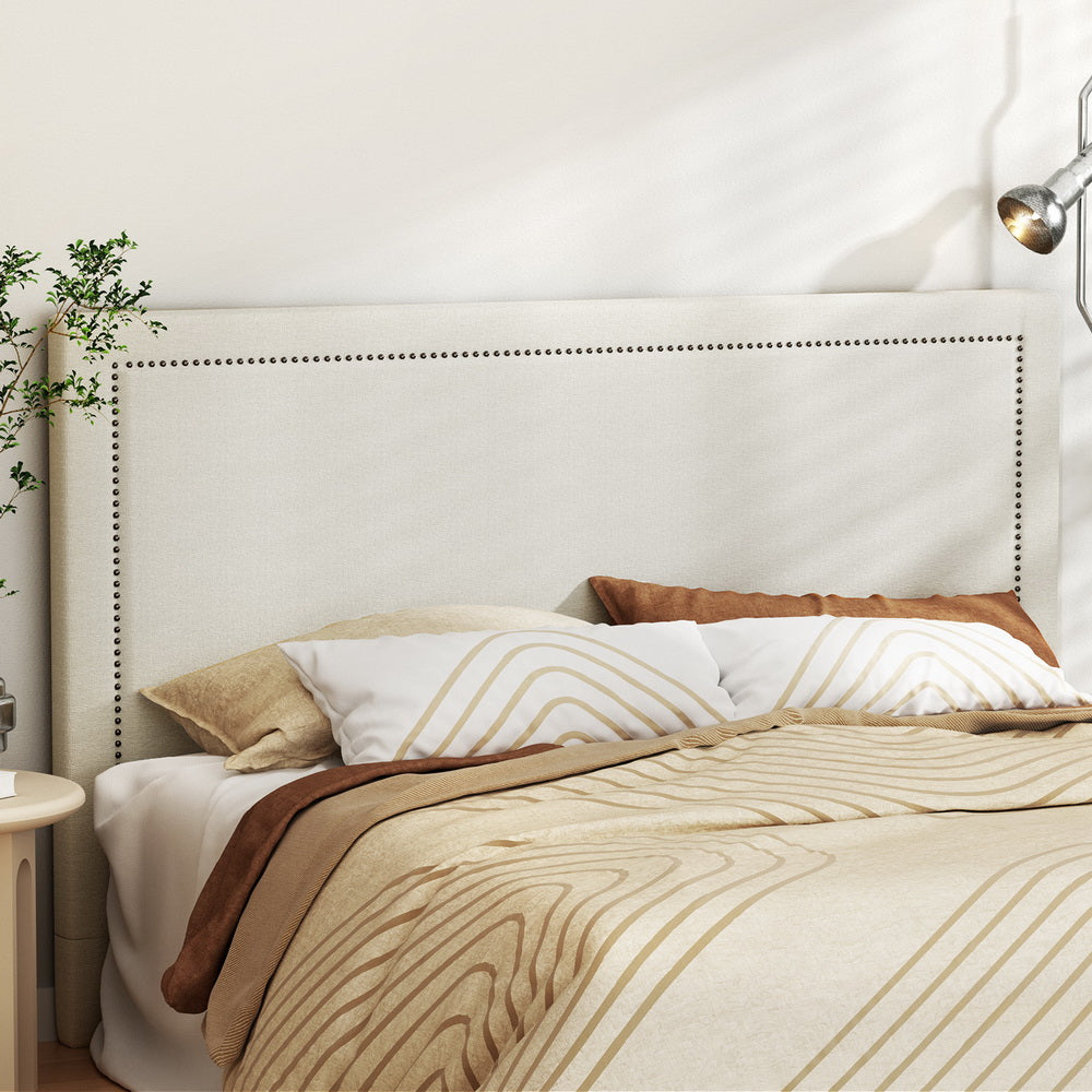 TWSC Bed Frame Bed Head Headboard Fabric - RIVE