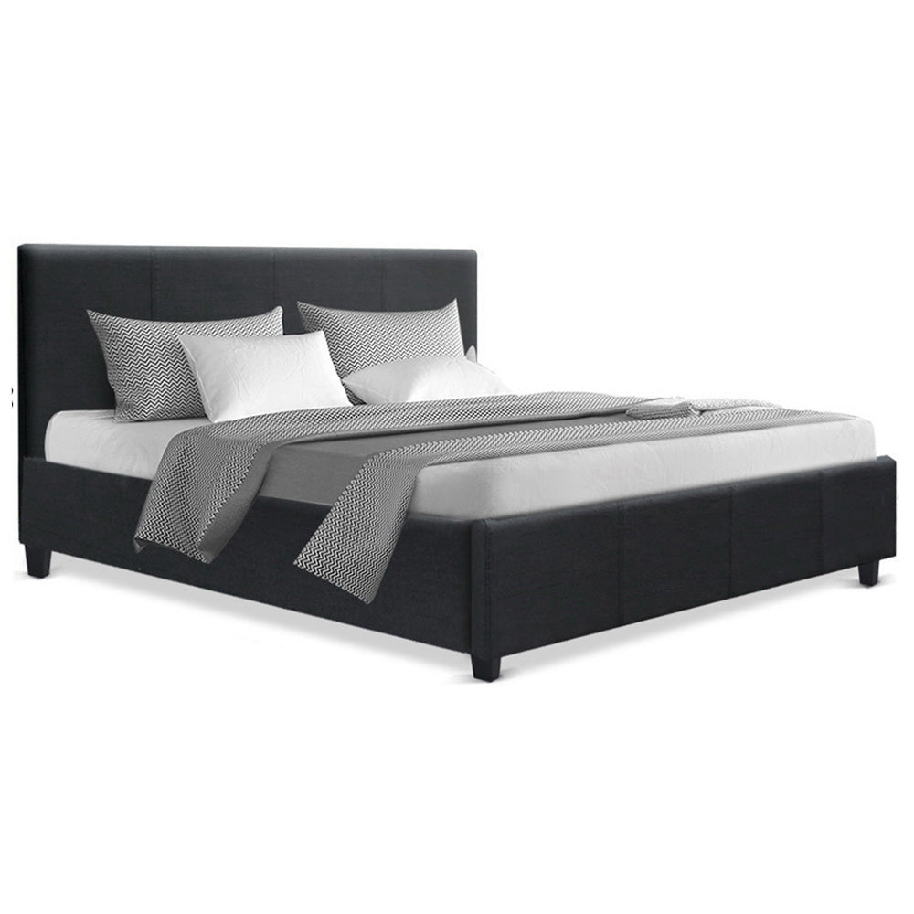 TWSC Bed Frame Queen Size Charcoal NEO