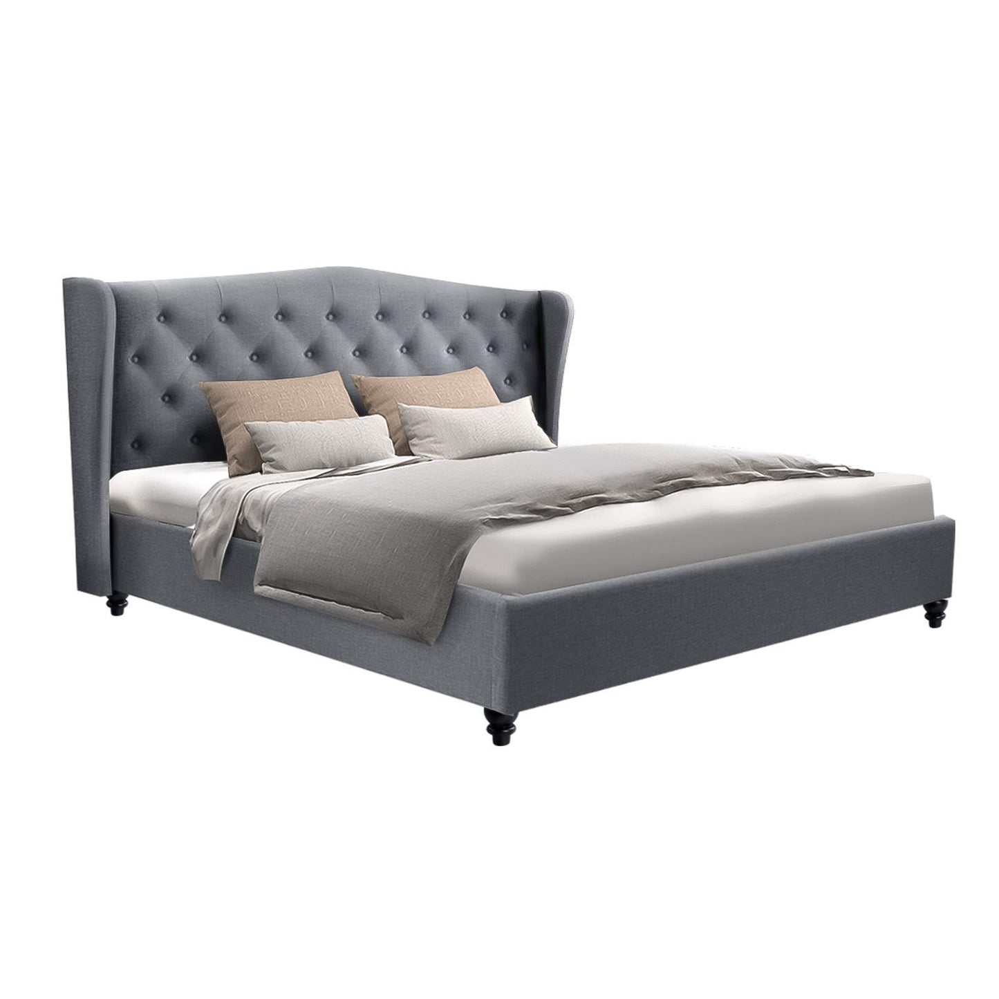 TWSC Bed Frame King Size Grey PIER