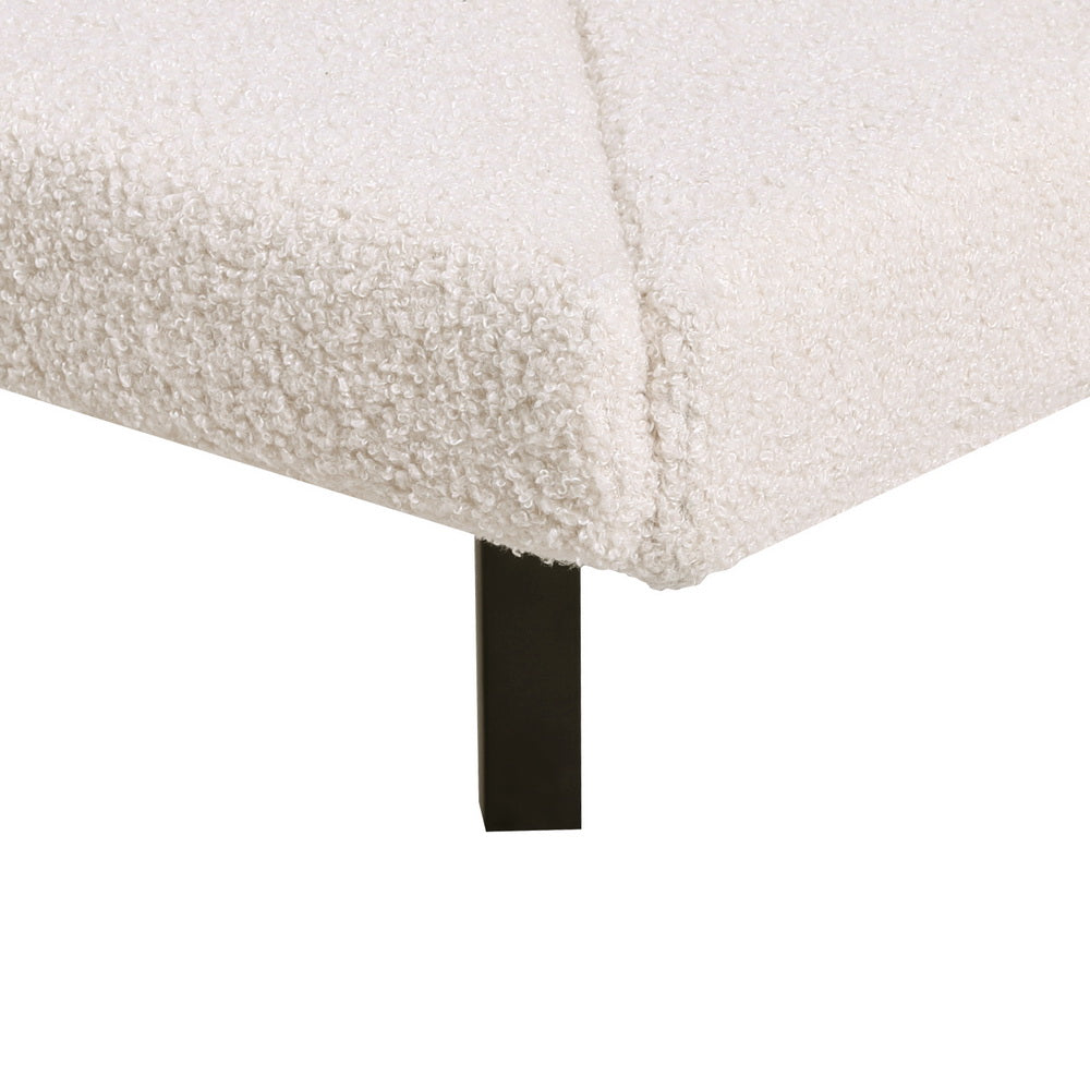 Artiss Bed Frame Boucle Beige SASA