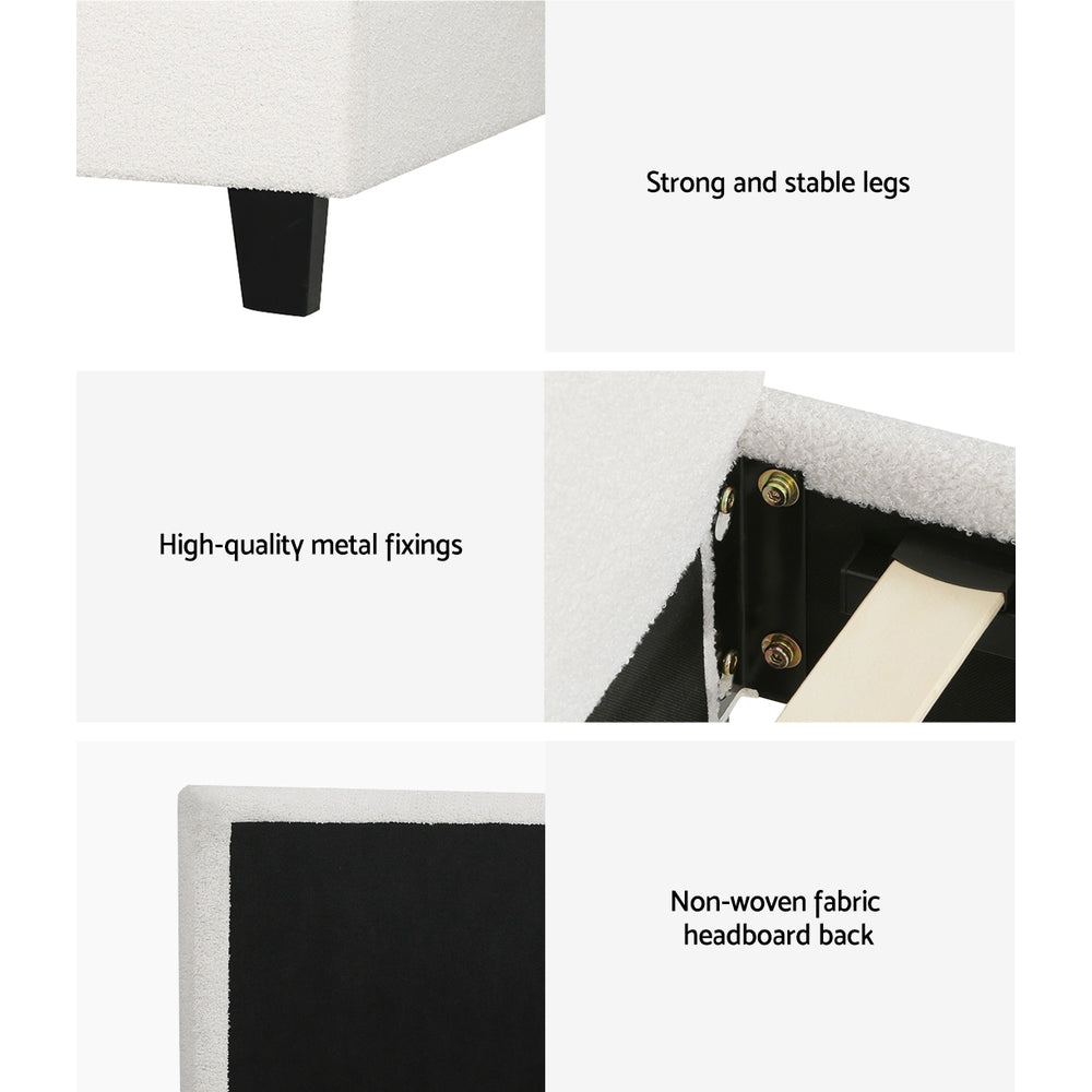 Artiss Bed Frame Boucle NEO