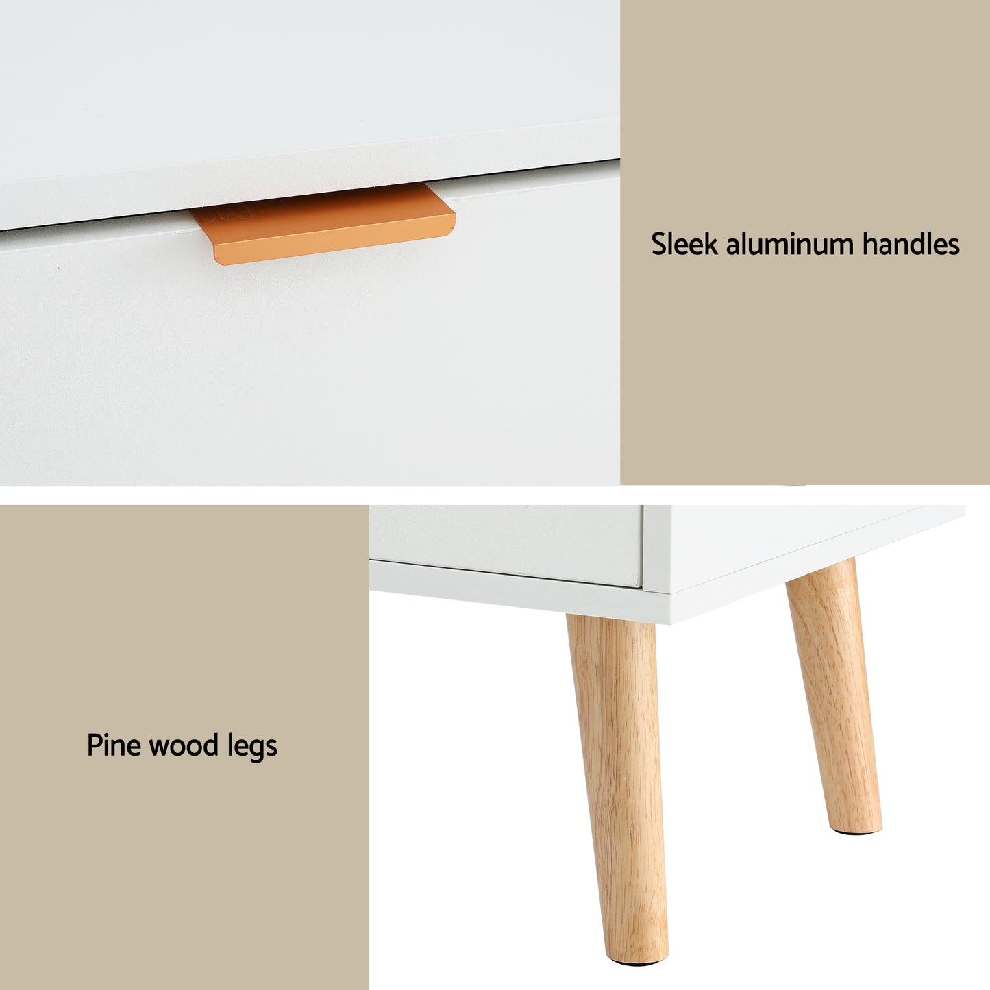 TWSC Queen Bed Frame Bedside Table Set Gas Lift Storage Base with Boucle Fabric Upholstered Headboard 2 Drawer Nightstand for Bedroom Furniture
