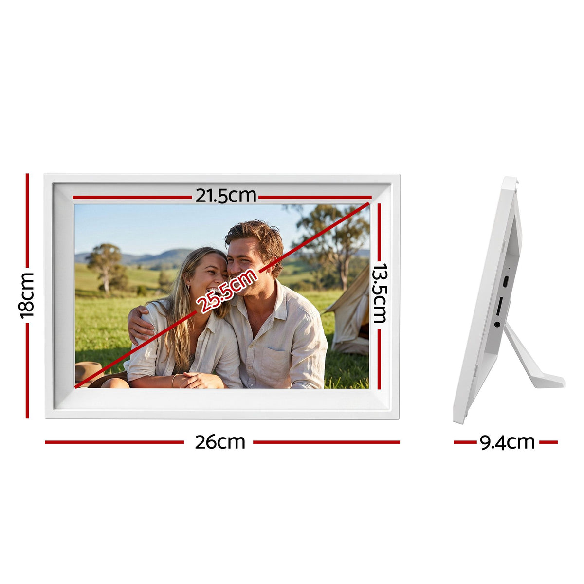 TWSC 10" Digital Calendar Planner Smart Photo Frame Family Chore Chart & Sync