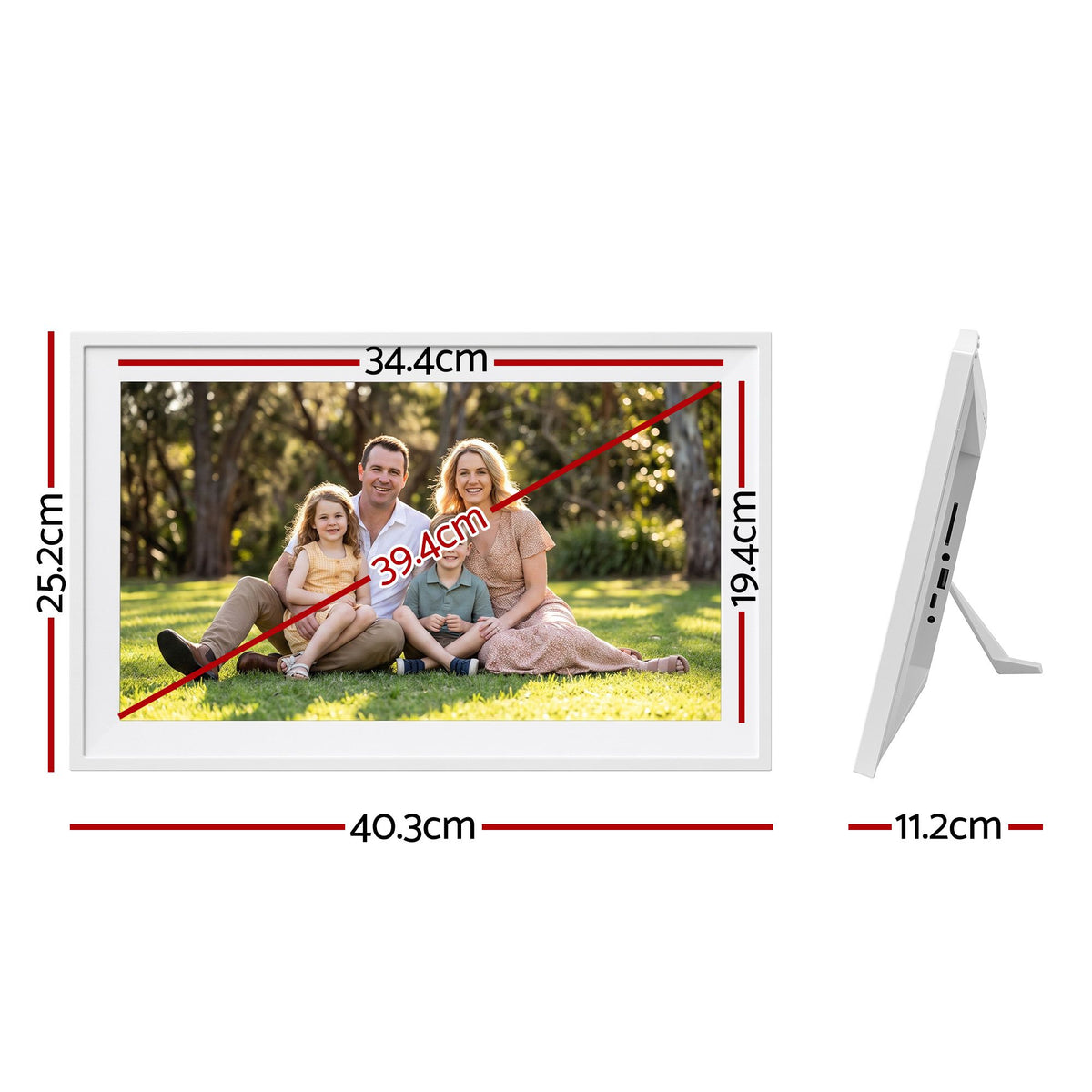 TWSC 15.6" Digital Calendar Planner Smart Photo Frame Family Chore Chart & Sync