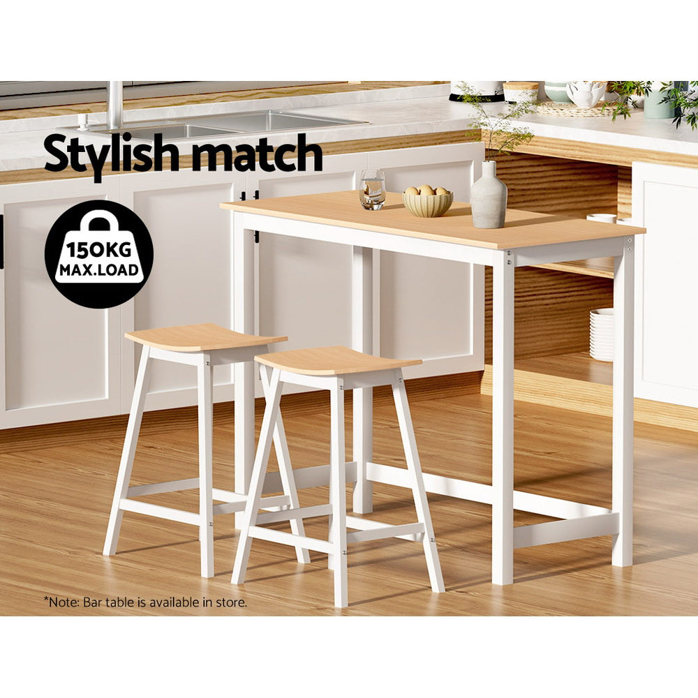 Artiss Bar Stools Wooden Chairs Oak