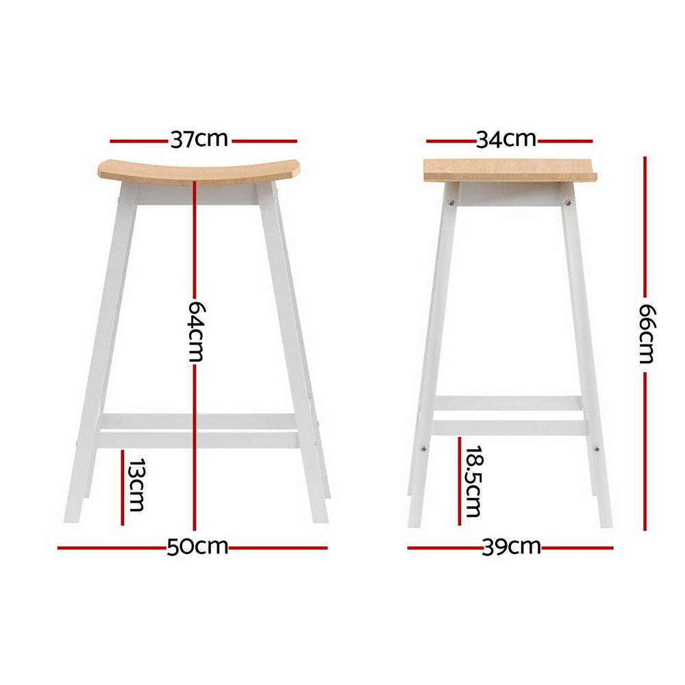 Artiss Bar Stools Wooden Chairs Oak