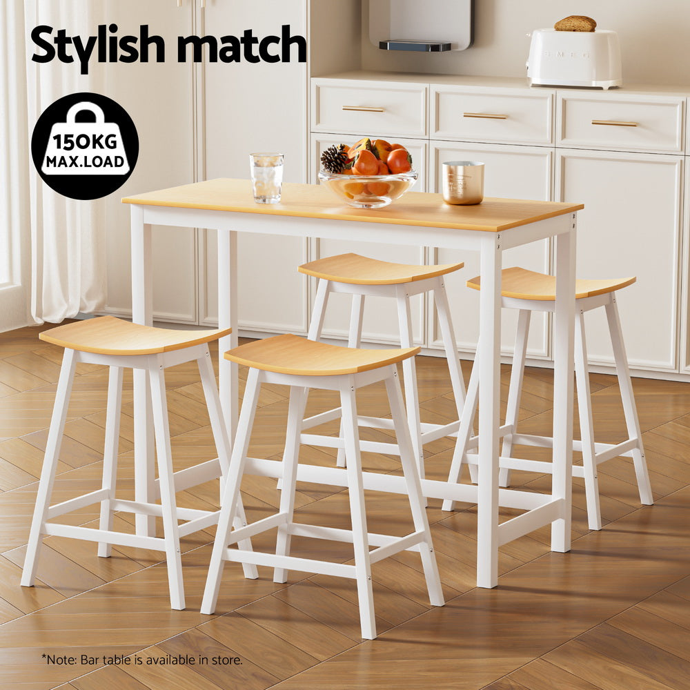 Artiss Bar Stools Wooden Chairs Oak