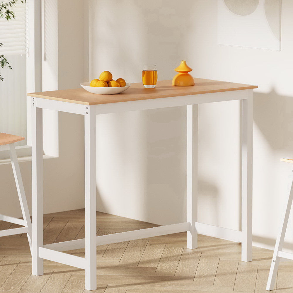 Ari Bar Table - Solid Pine Wood, 108cm Rectangular