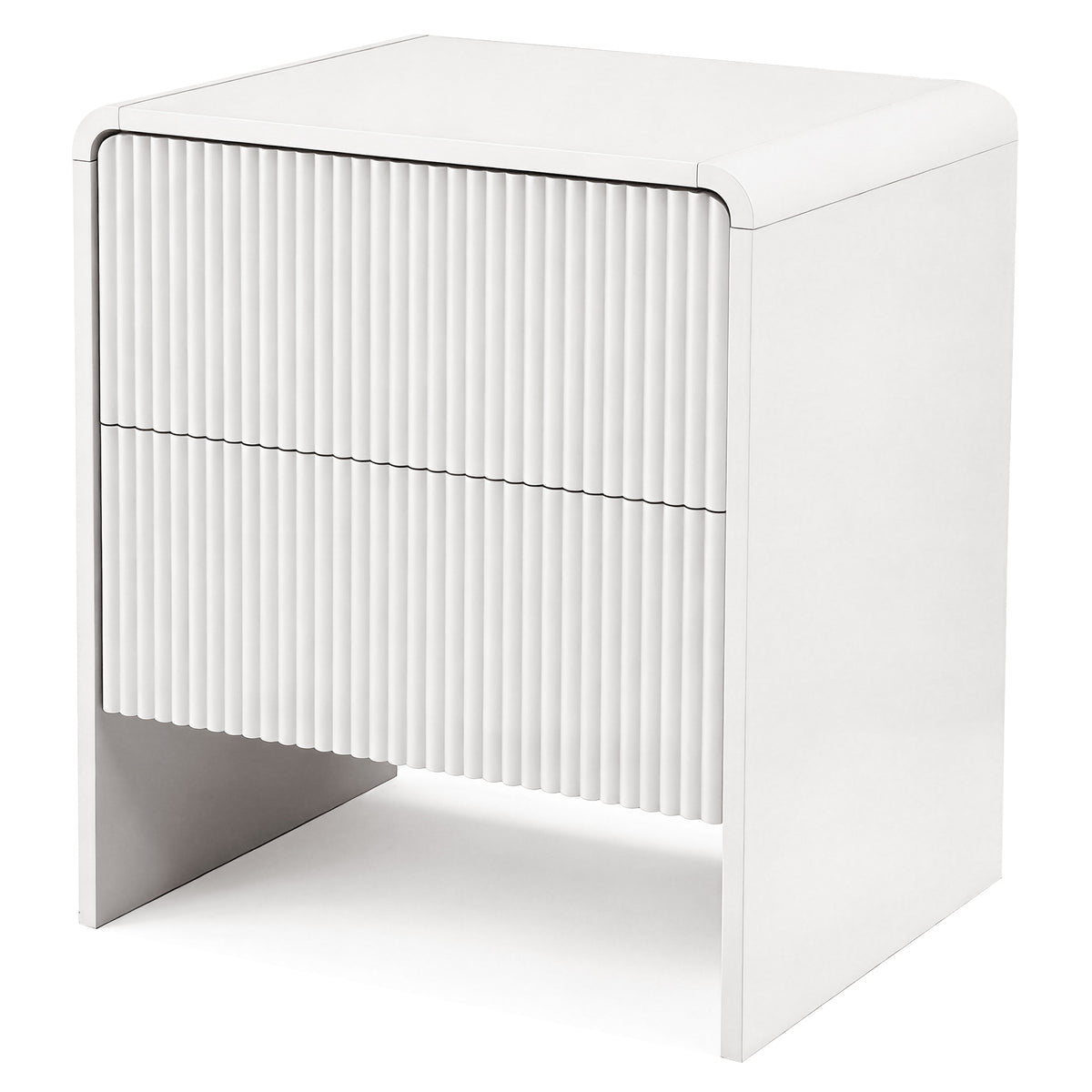 TWSC Bedside Table 2 Drawers - Beige