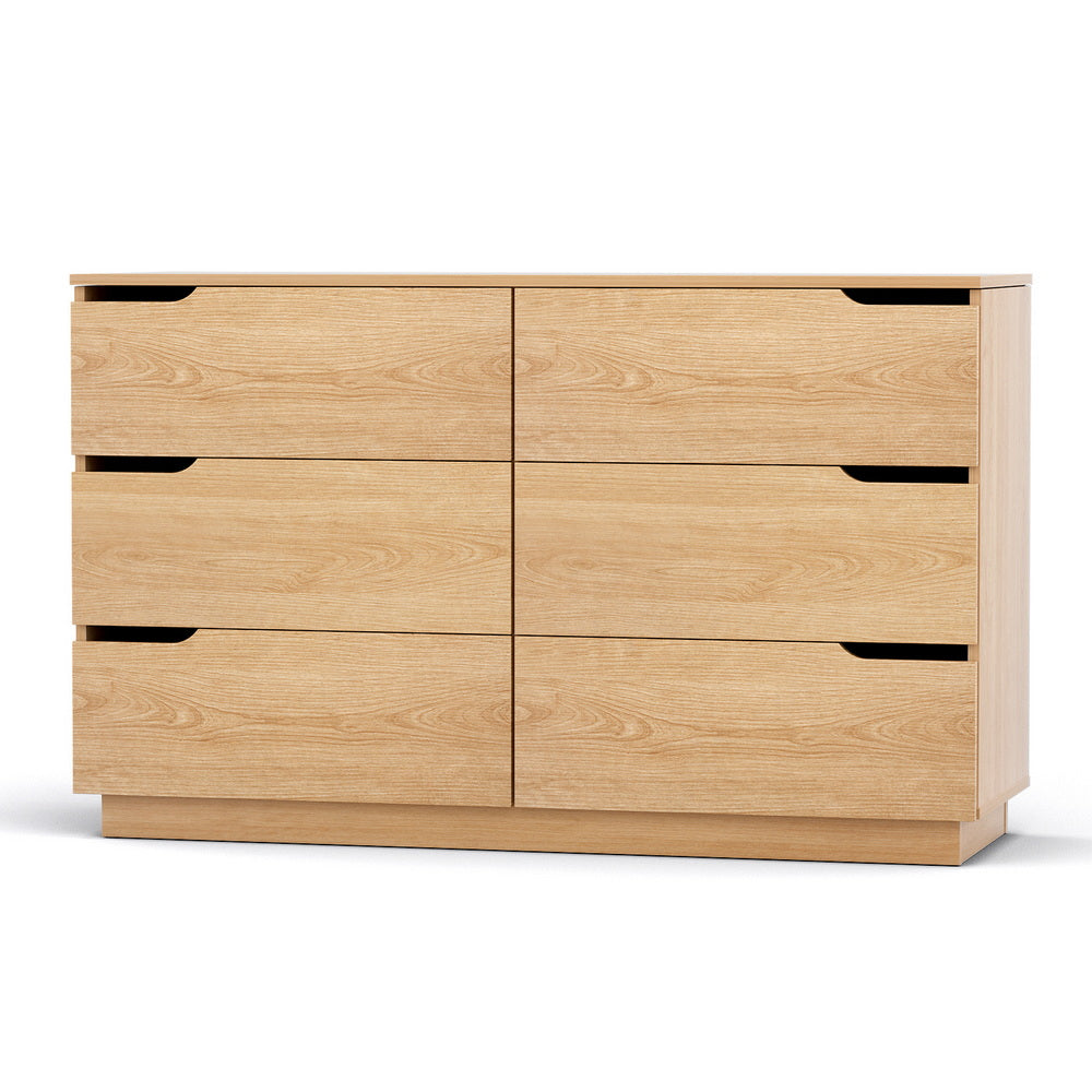 TWSC 6 Chest of Drawers Dresser Table Pine