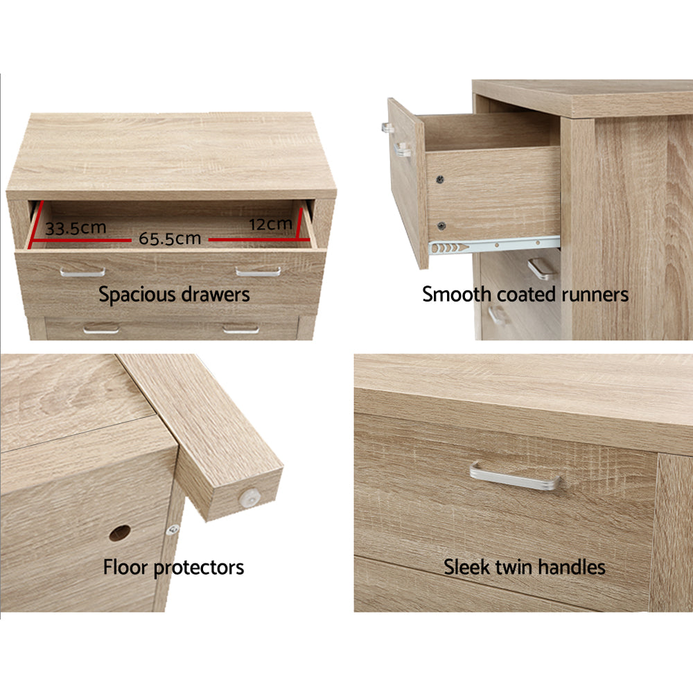 TWSC 5 Chest of Drawers - MAXI Pine