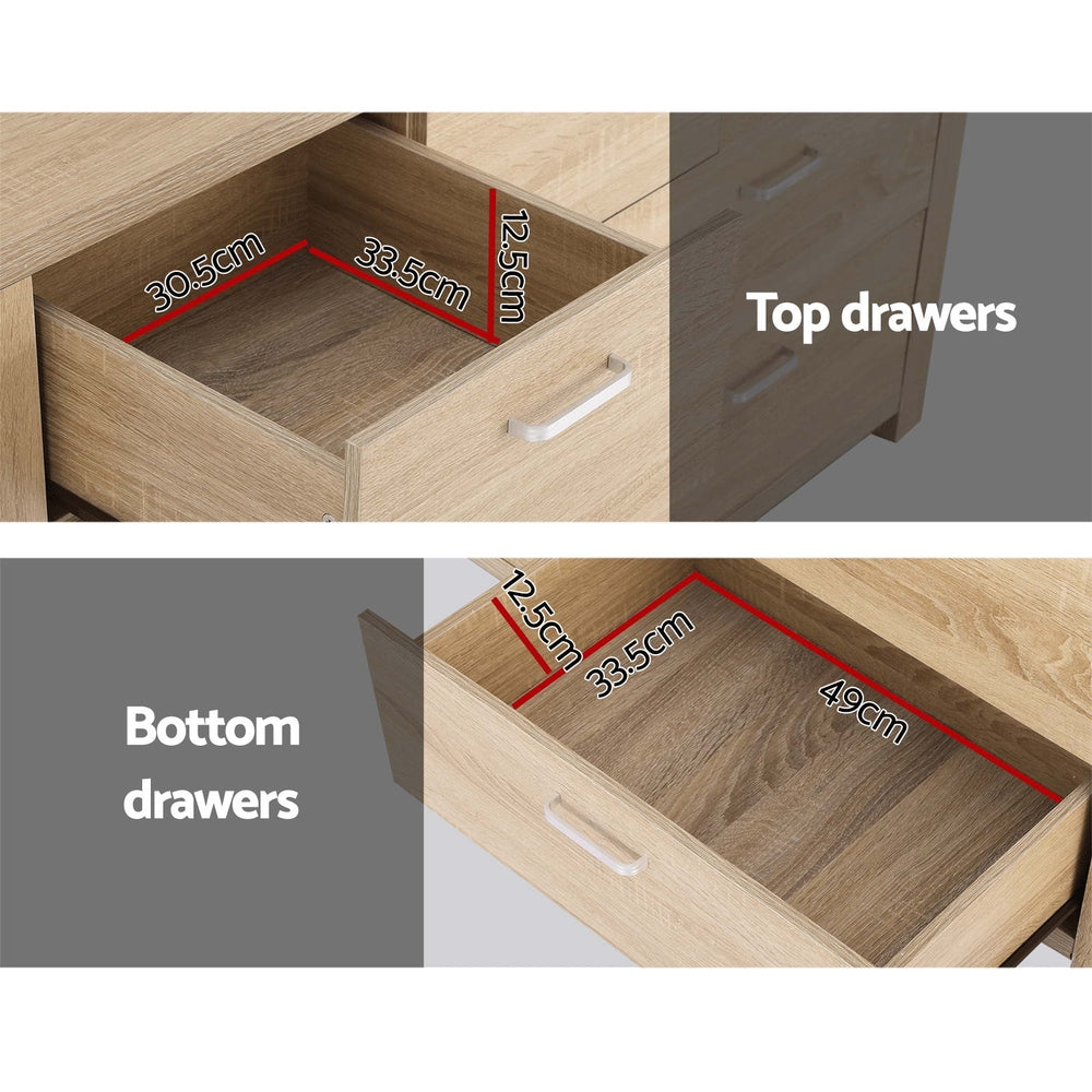 TWSC 7 Chest of Drawers - MAXI Pine