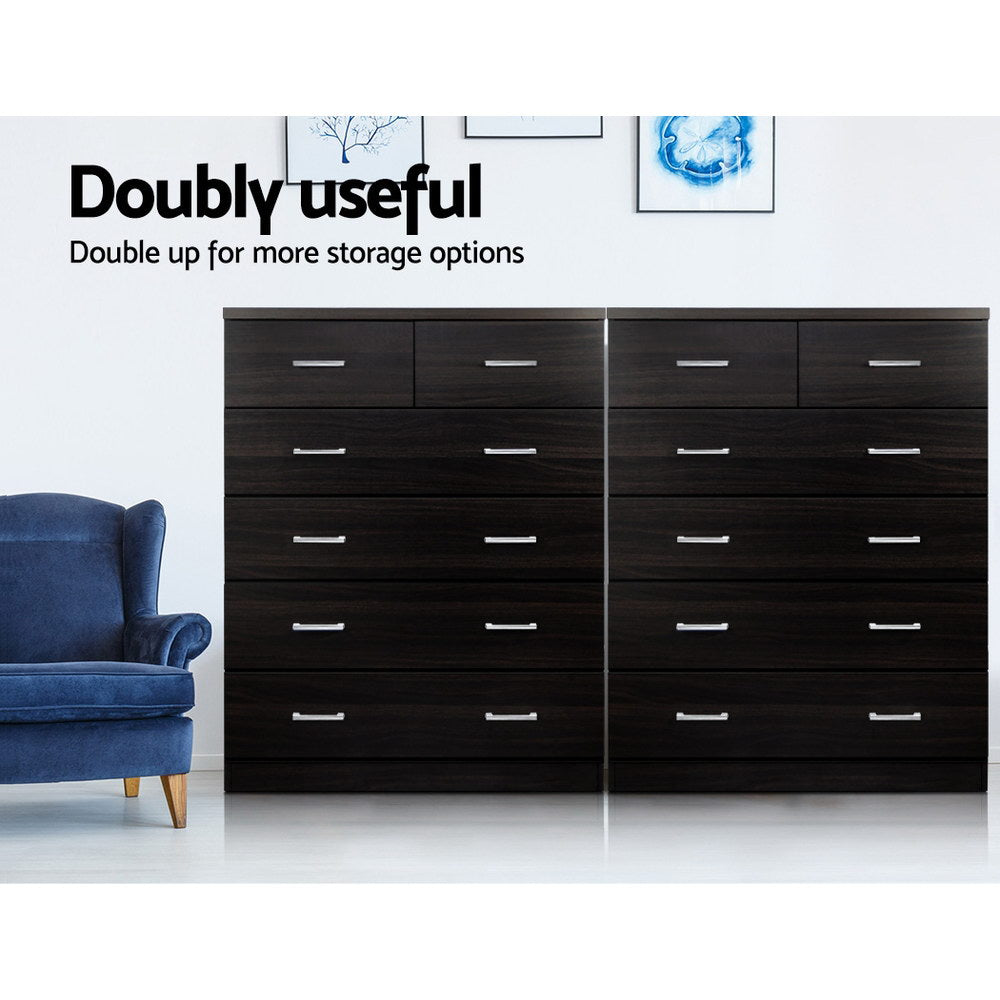 TWSC 6 Chest of Drawers - ANDES Walnut