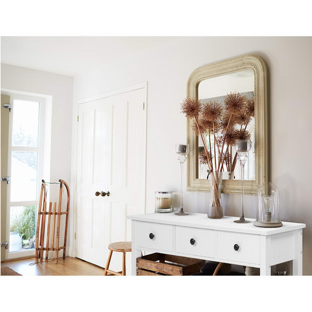 TWSC Console Table 3 Drawers 100CM White Chole