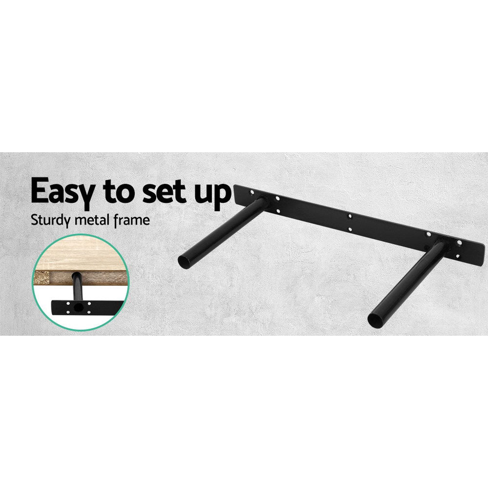 TWSC Floating Wall Shelf Set of 3 Oak