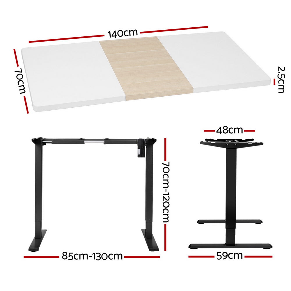 Artiss Motorised Electric Standing Desk Sit Stand Desks