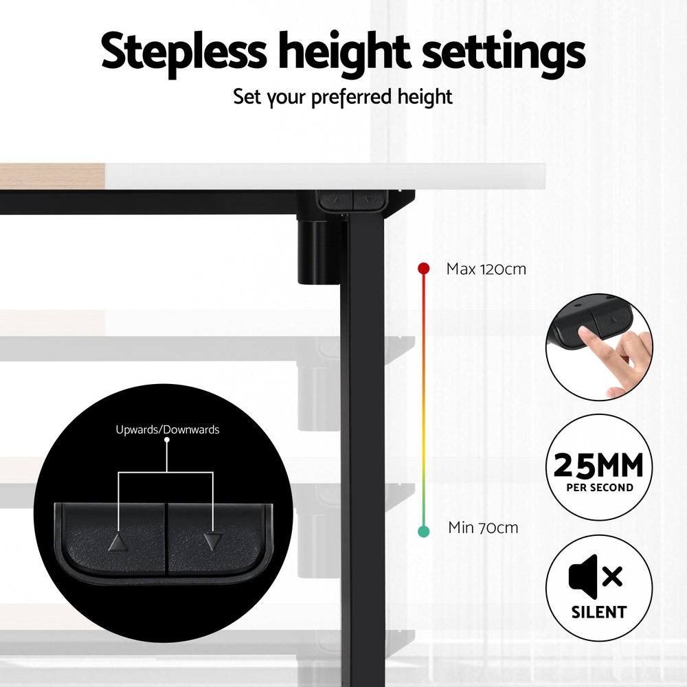 Artiss Motorised Electric Standing Desk Sit Stand Desks