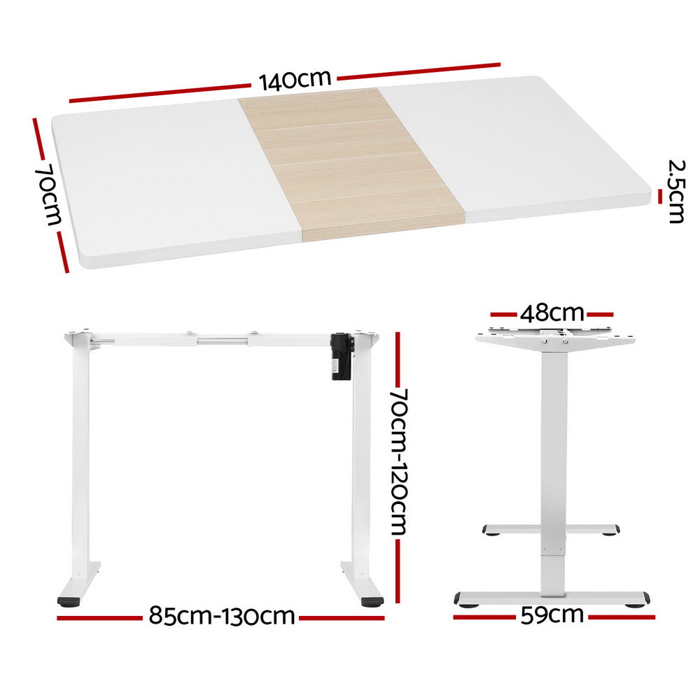 Artiss Motorised Electric Standing Desk Sit Stand Desks