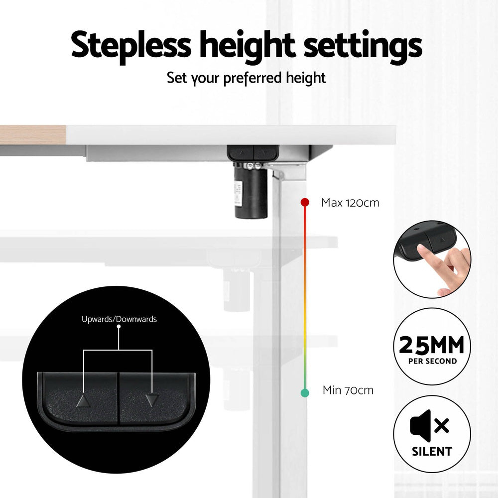 Artiss Motorised Electric Standing Desk Sit Stand Desks