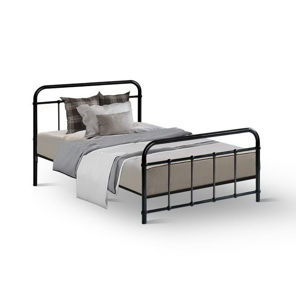 TWSC Bed Frame Metal Bed Frame LEO - Single (Black)