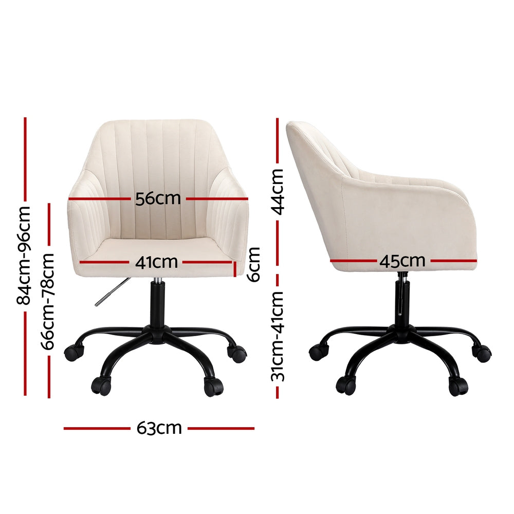 Artiss Office Chair Velvet Seat