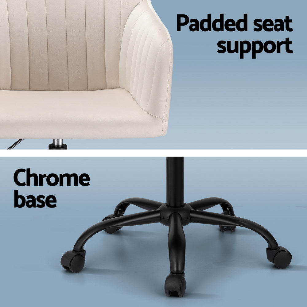 Artiss Office Chair Velvet Seat