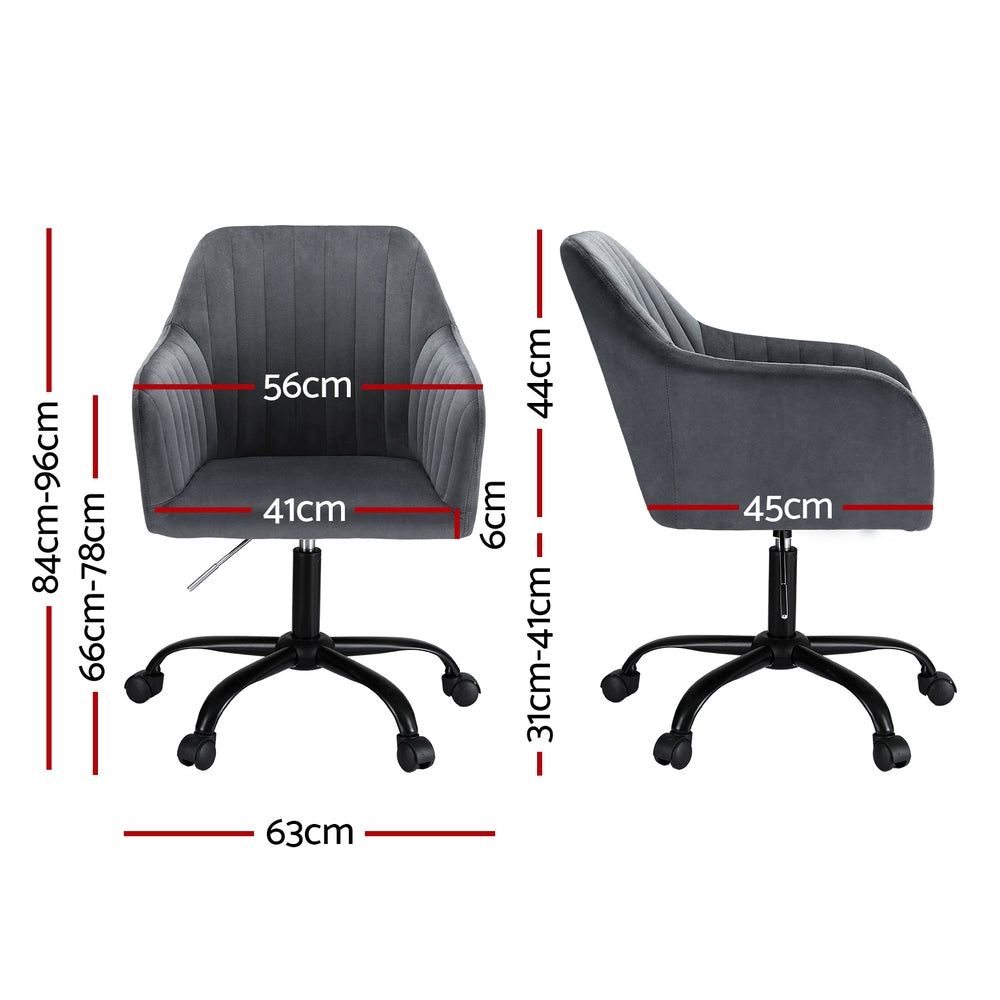 Artiss Office Chair Velvet Seat