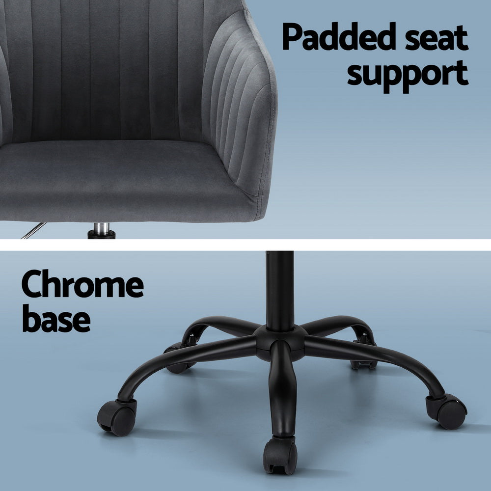 Artiss Office Chair Velvet Seat