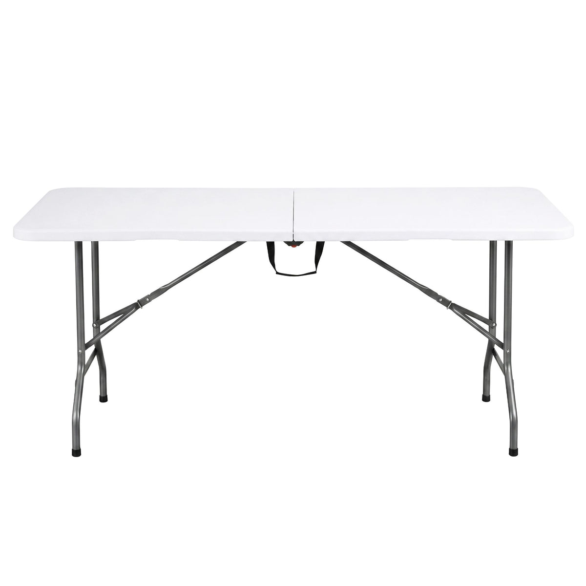 TWSC 180cm Folding Table Portable Fold-in-Half with Handle Camping Picnic