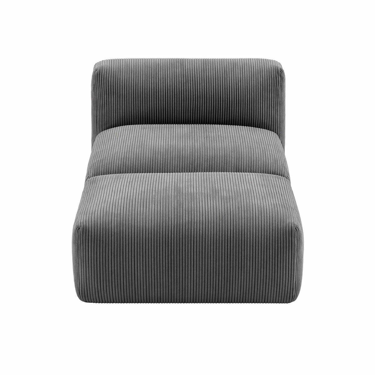 TWSC Foldable Bean Bag Sofa Bed Cloud Couch Boneless Floor Lounger Chair Grey