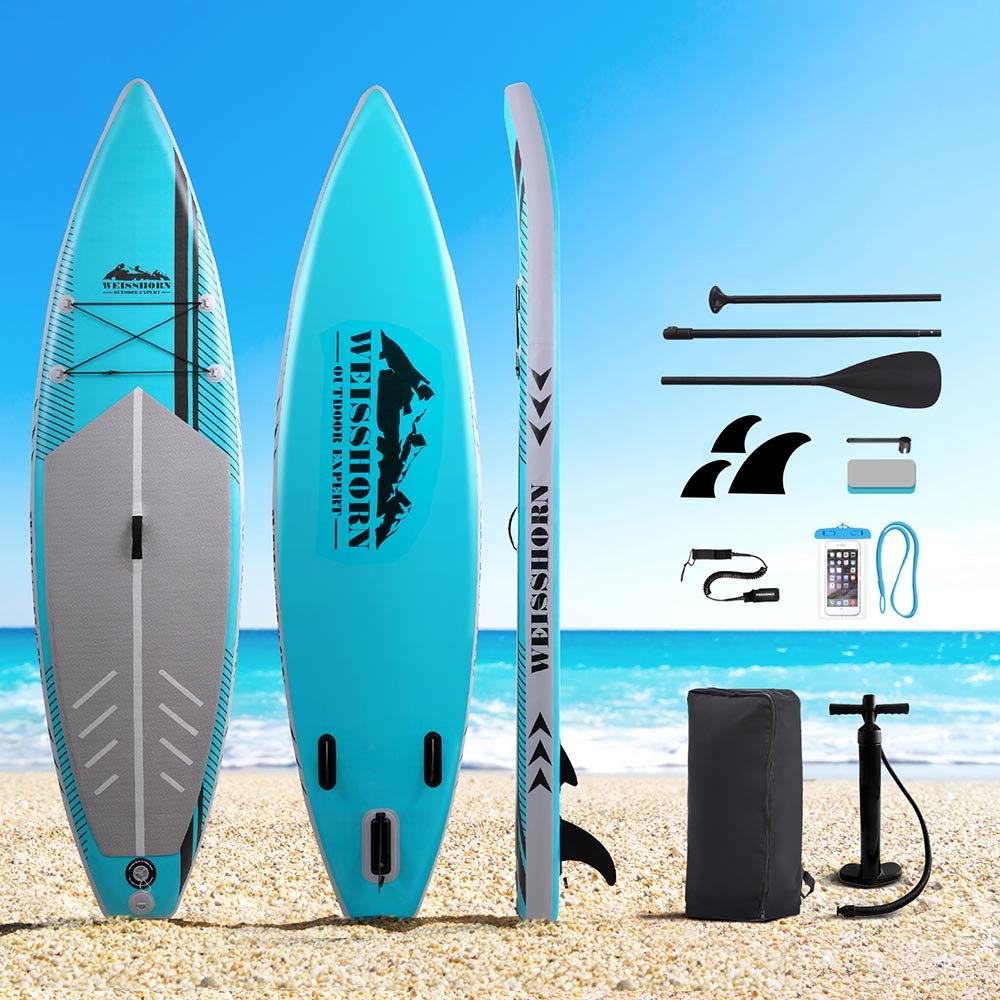 Weisshorn Stand Up Paddle Board – Inflatable, 10.5ft, Green