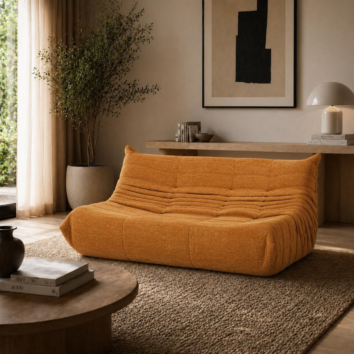 Tango 3 Seater Lounge Chair – Yellow