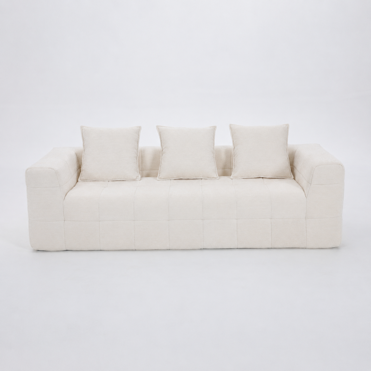 Monda 3 Seater Compressed Sofa – Beige