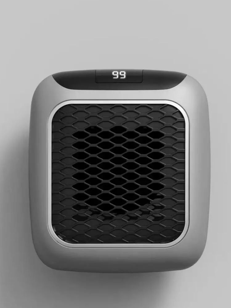 3-Second Heat Wall-Mounted Heater! Safe, Silent, Winter's "Little Sun"(BLUE)