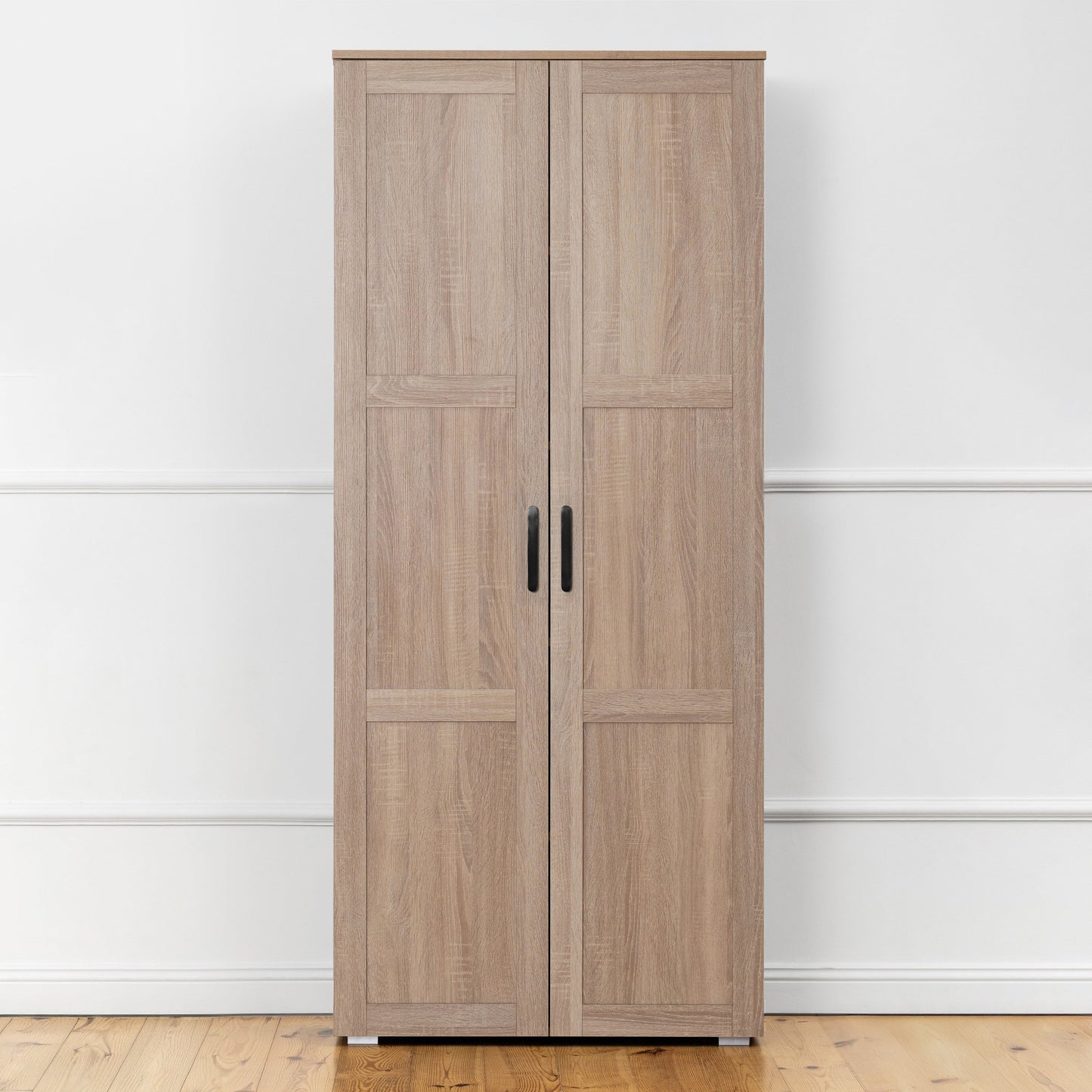 STOCKHOLM STORAGE CUPBOARD HAMPTONS - NATURAL OAK