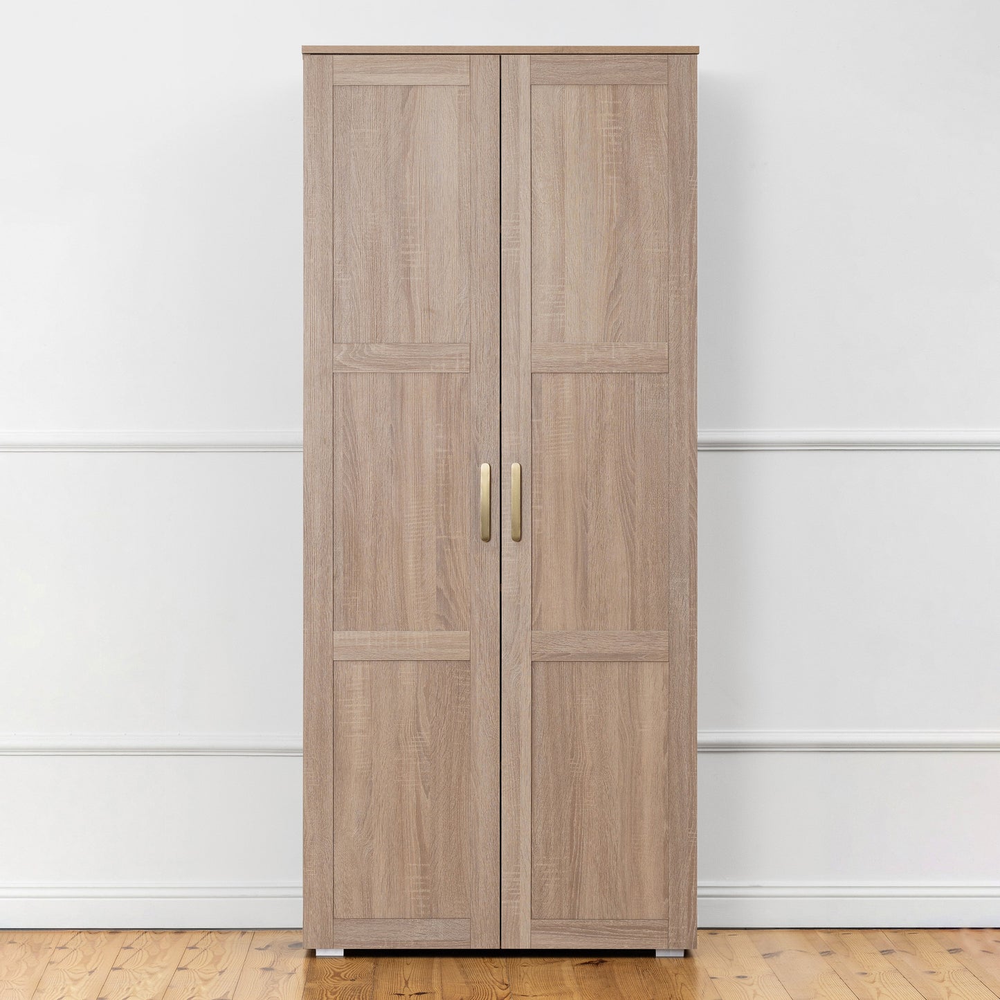 STOCKHOLM STORAGE CUPBOARD HAMPTONS - NATURAL OAK