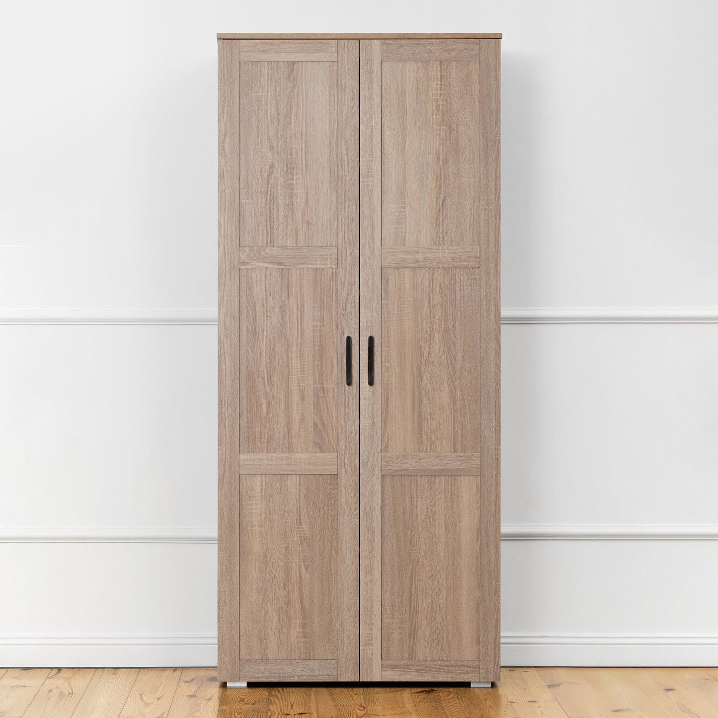 STOCKHOLM STORAGE CUPBOARD HAMPTONS - NATURAL OAK