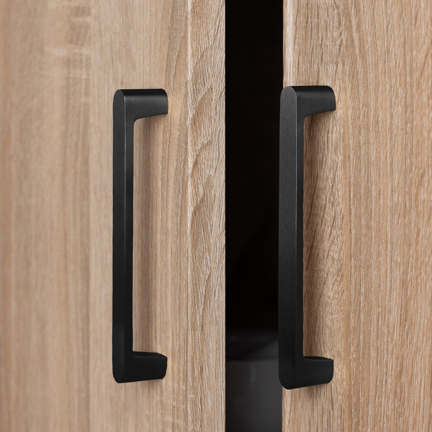 STOCKHOLM STORAGE CUPBOARD SLIM & HAMPTONS - NATURAL OAK