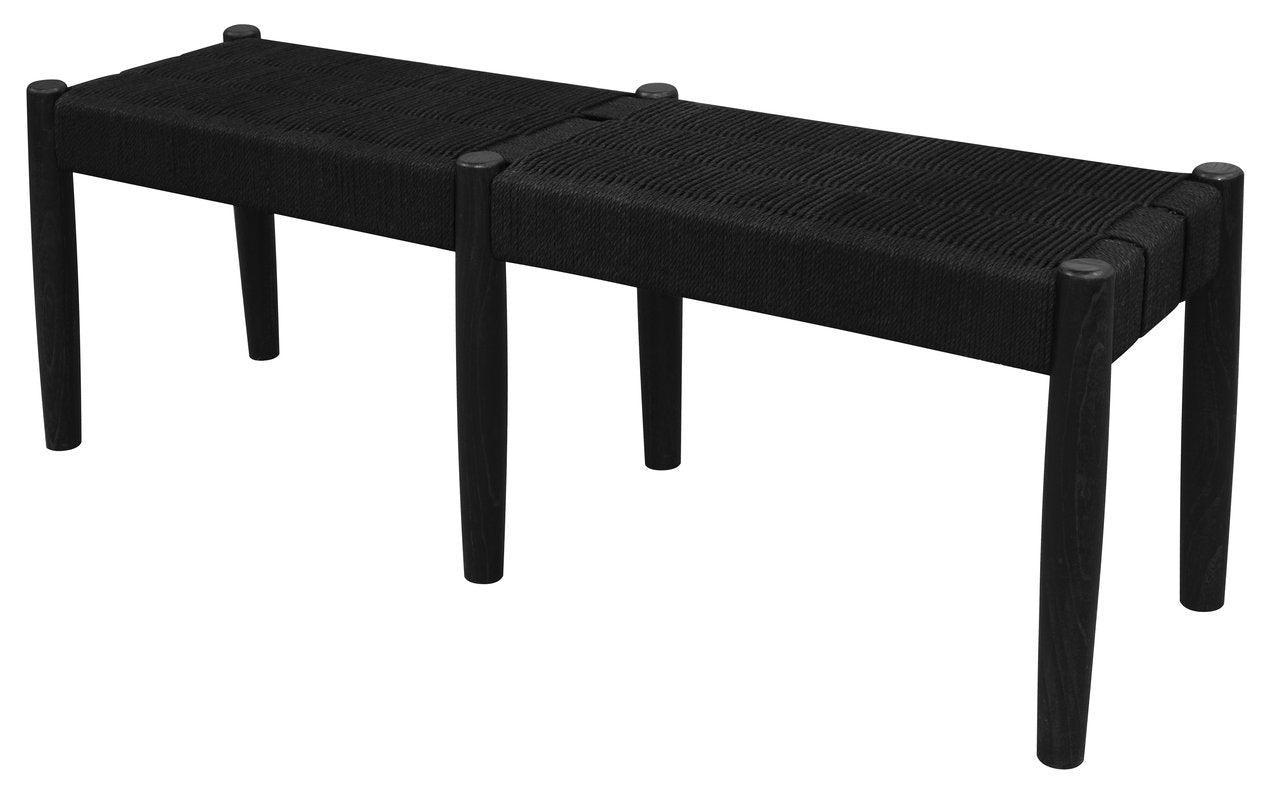 Kelly Loom Oak Bench