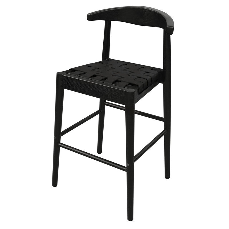 Elliot Leather Kitchen Counter Stool